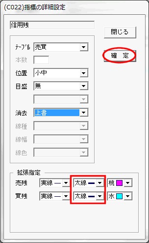 詳細設定