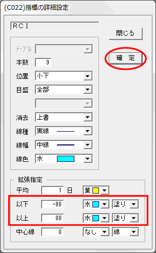 詳細設定