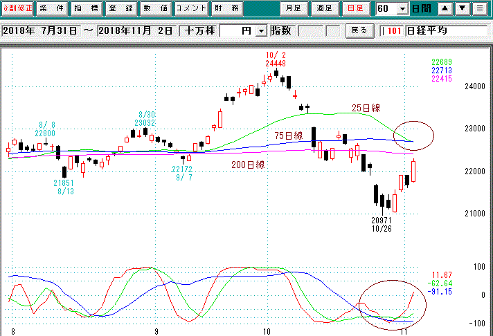 日経平均日足