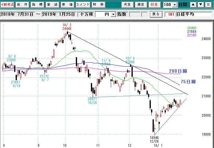 日経平均日足